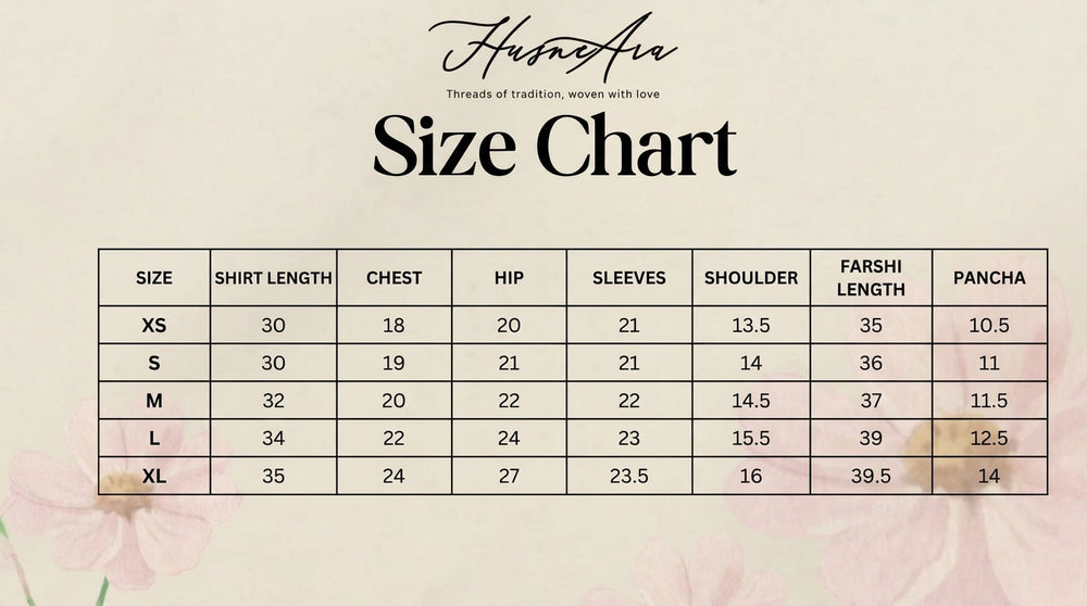 Size Guide Chart